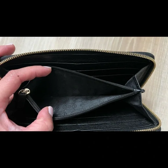 Michael Kors Black Leather Wallet - Picture 9 of 12